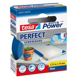 [37926] NASTRO ADESIVO TELATO 19MMX2,7MT BLU 56341 XP PERFECT