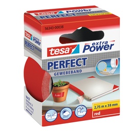 [37935] NASTRO ADESIVO TELATO 38MMX2,7MT ROSSO 56343 XP PERFECT