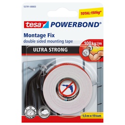 [71959] NASTRO BIADESIVO 19mmx1,5mt POWERBOND ULTRA STRONG Tesa