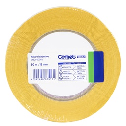 [53142] NASTRO BIADESIVO 50MTX15MM TRASP. 64-621 TERMO SINGOLO COMET