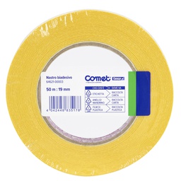 [53143] NASTRO BIADESIVO 50MTX19MM TRASP. 64-621 TERMO SINGOLO COMET