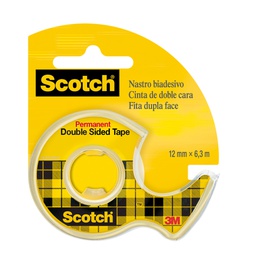 [32253] NASTRO BIADESIVO Scotch® 6,3MTX12MM 665-136D PERMANENTE S/LINER IN CHIOCCIOLA