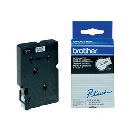 [BROTC201] NASTRO BROTHER TC-201 12MM BIANCO/SCRITTA NERO