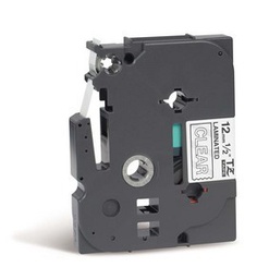 [BROTZE135] NASTRO BROTHER TZE-135 2MMx8MT 12mm BIANCO/TRASPARENTE