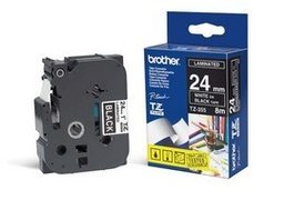 [BROTZE355] NASTRO BROTHER TZ-E355 24MMX8MT BIANCO/NERO