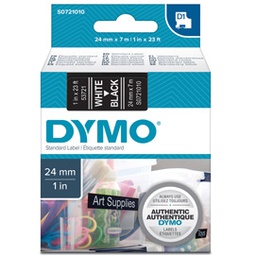 [37893] NASTRO DYMO TIPO D1 (24MMX7MT BIANCO/NERO 537210