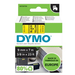 [27851] NASTRO DYMO TIPO D1 (9MMX7M NERO/GIALLO 409180