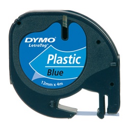 [27940] NASTRO IN PLASTICA DYMO LETRATAG 12MMX4M BLU 912050