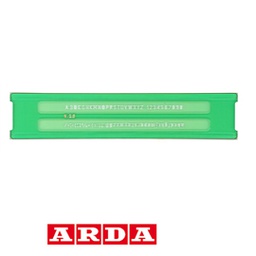 [35300] NORMOGRAFO UNI ARDA MM 10
