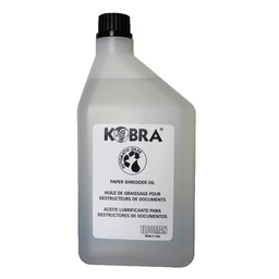 [86883] Olio per distruggidocumenti - flacone 1lt - Kobra