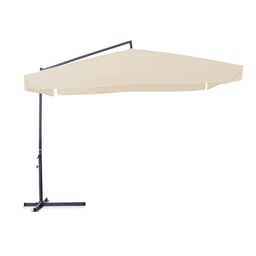[91706] Ombrellone quadro 3x3 con braccio laterale ecru - prodotto stagionale