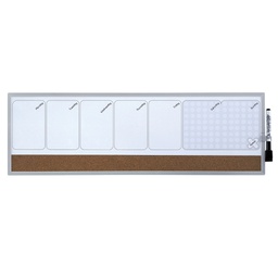 [70304] ORGANIZER MAGNETICO SETTIMANALE 58,5x19cm ORIZZONTALE QUARTET
