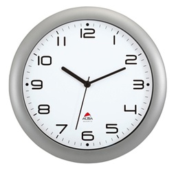 [74381] OROLOGIO DA PARETE HORNEW D30cm GRIGIO Metal Alba