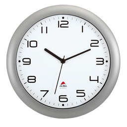 [74381] OROLOGIO DA PARETE HORNEW D30cm GRIGIO Metal Alba