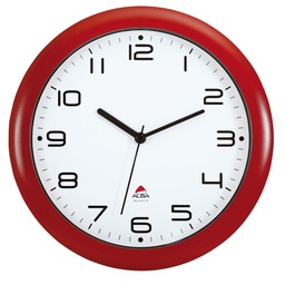 [74385] OROLOGIO DA PARETE HORNEW D30cm ROSSO Alba