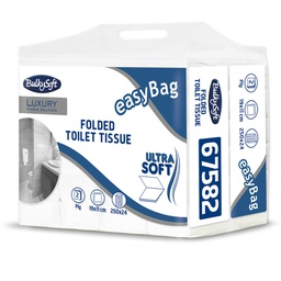 [82497] Pacco 250 strappi Carta Igienica interfogliata EasyBag BulkySoft