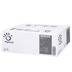 [86818] Pacco 266 asciugamani piegati a V goffrato onda Ecolabel Papernet