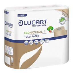 [82488] Pacco 4 rotoli Carta Igienica 400 strappi EcoNatural Lucart