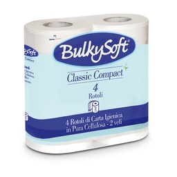 [82496] Pacco 4 rotoli Carta Igienica 500 strappi Classic BulkySoft