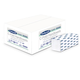 [82481] Pacco da 153 asciugamani piegati a C goffrato micro Comfort BulkySoft