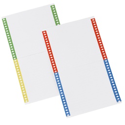[48931] PACK 10FG A4 DA 40 CARTONCINI 140MM X CART. SOSPESE ARMADIO