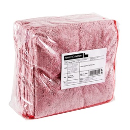 [89409] Pack 10 Panni microfibra 40x40cm rosso Ultrega PerfettoFactory