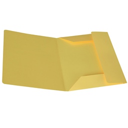 [STL6113] Pack 25 Cartelline 3 Lembi GIALLO SOLE in bristol 200g Starline