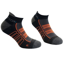 [95903] Pack 2 paia di calze fantasmino cervinia taglie 40-43 blu arancio