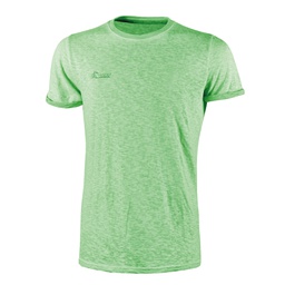 [94253] Pack 3 Magliette a maniche corte Tg.L Fluo verde U-Power