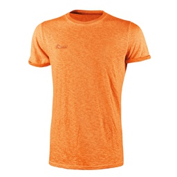 [94246] Pack 3 Magliette a maniche corte Tg.XL Fluo arancione U-Power