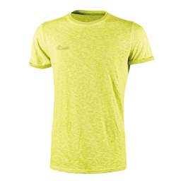 [94250] Pack 3 Magliette a maniche corte Tg.XL Fluo giallo U-Power