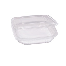 [93194] Pack 50 contenitori PP coperchio incernierato 21,5x21,5cm H3,4cm Europack QC3-10