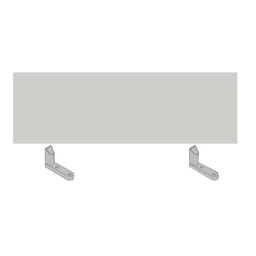[79917] PANNELLO DIVISORIO 160x32cm BIANCO per SCRIVANIA MULTIPLE - AGORA'