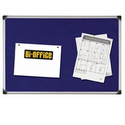 [67796] PANNELLO IN TESSUTO 90X120CM BLU FELT BOARD Bi-Office