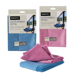 [79649] PANNO MICROFIBRA 40x40cm Ultrafibra Vetri PERFETTO