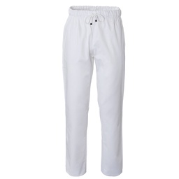 [95435] Pantalone da cuoco Plutone Tg. L bianco
