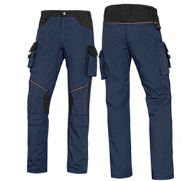 [76314] ***PANTALONE da LAVORO Mach 2 blu/nero Tg.L