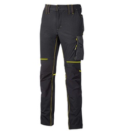[98055] Pantaloni donna World grigio-giallo Taglia M U-power