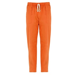 [97892] Pantaloni Pitagora in cotone Tg. S arancio