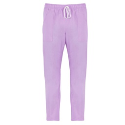 [97888] Pantaloni Pitagora in cotone Tg. S lilla chiaro