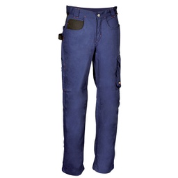 [98045] ***Pantaloni Walklander donna blu navy-nero taglia 44 Cofra
