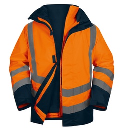 [98502] Parka 5in1 Optimum 3 alta visibilitA' - arancio fluo - tg. M - DeltaPlus