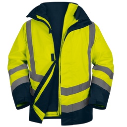 [98508] Parka 5in1 Optimum 3 alta visibilitA' - giallo fluo - tg. L - DeltaPlus