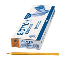 [36243] Pastello Giotto Supermina monocolore arancio medio 10