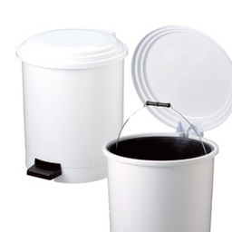 [67554] PATTUMIERA A PEDALE RUF IN PPL BIANCO 20Lt