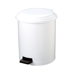 [67554] PATTUMIERA A PEDALE RUF IN PPL BIANCO 20Lt