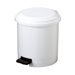 [70999] PATTUMIERA A PEDALE RUF IN PPL BIANCO 3Lt