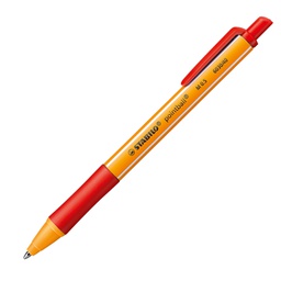 [77142] Penna a sfera a scatto POINTBALL® GREEN STABILO 0,5mm rosso
