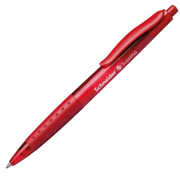 [73509] Penna a sfera a scatto SUPRIMO punta media rosso SCHNEIDER