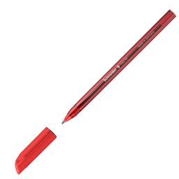 [92704] Penna a sfera Vizz c/cappuccio punta M rosso Schneider